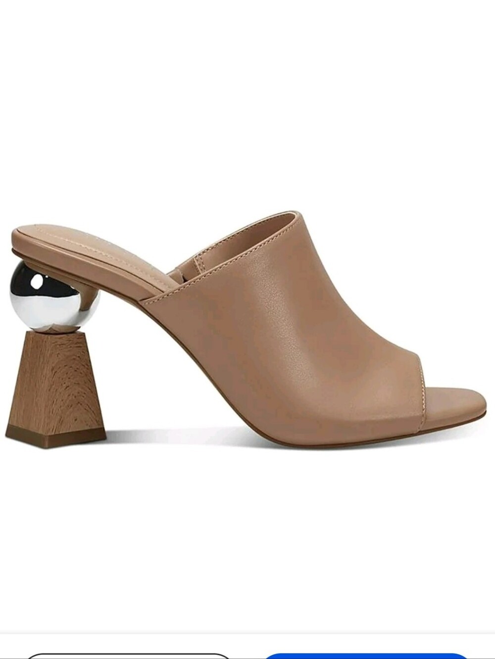 Alfani Womens Magnolea Faux Leather Slip On Block Peepntoe Heels. Sz 8